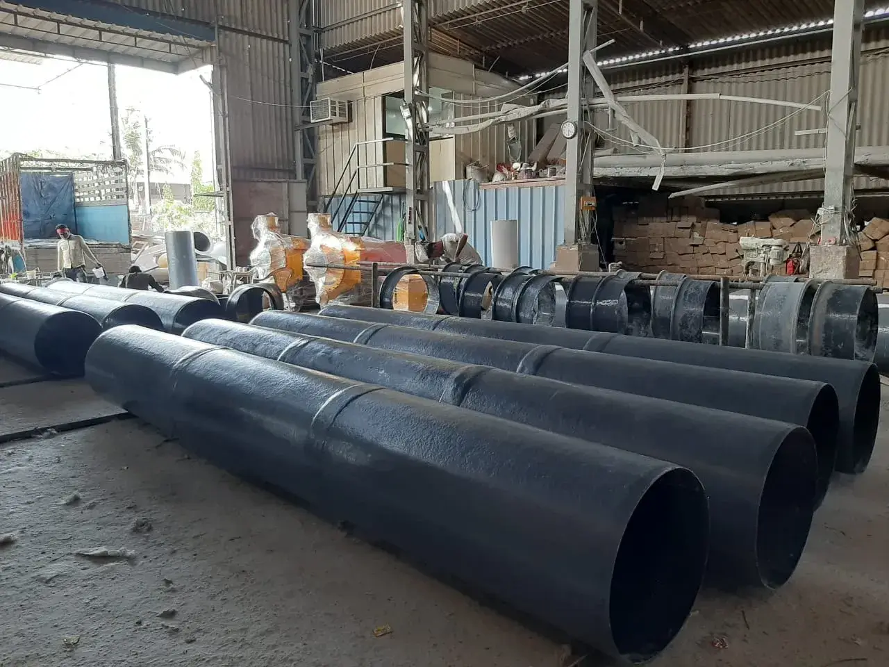 Industrial PP FRP Dual Laminate Piping System